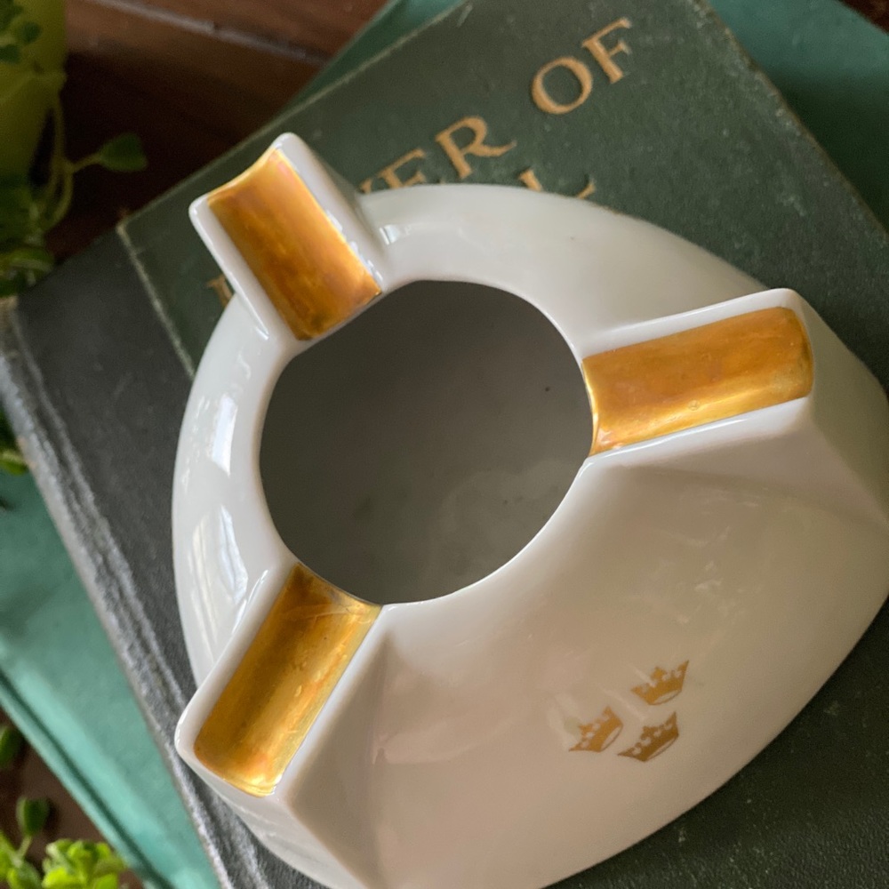 Antique Swedish Cruise ship ashtray made in Germany!